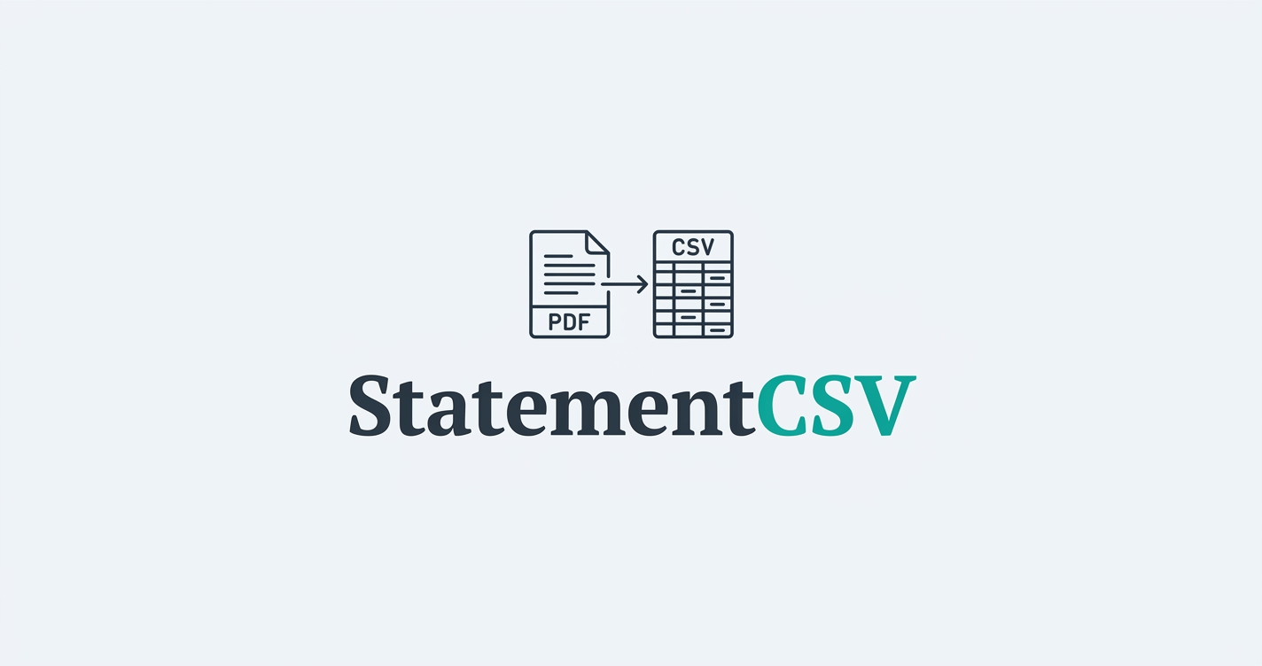 Bank Statement PDF to CSV — StatementCSV ($9.99)